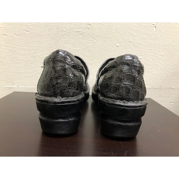 BOC Born Concepts Clogs Crocodile Embossed man made material Gray Shoes SZ US 9 - Picture 6 of 12